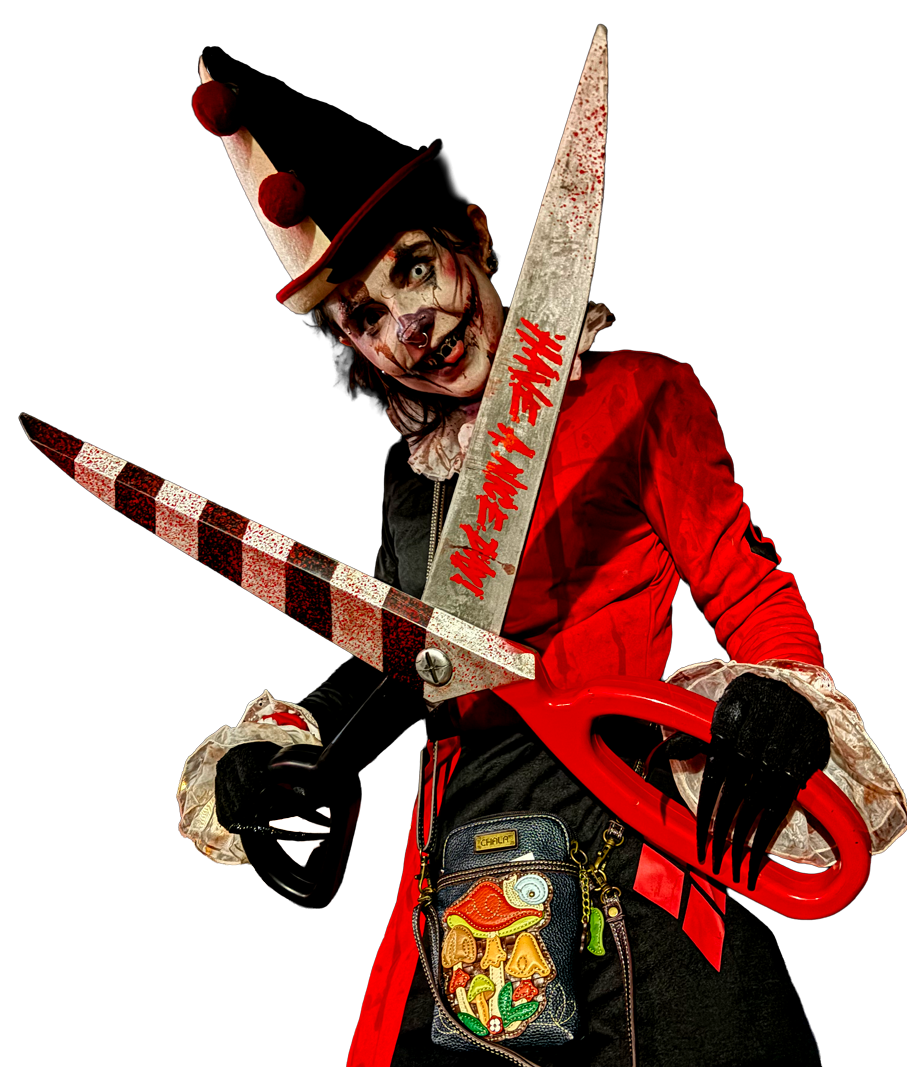 clown scissors scream 3